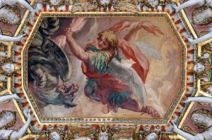 San Michele arcangelo combatte il drago