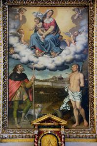 Madonna con Bambino in gloria e i Santi Rocco e Sebastiano