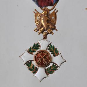 Croce da Ufficiale dell'Ordine Militare di Savoia del Regno di Sardegna (poi Regno d'Italia)