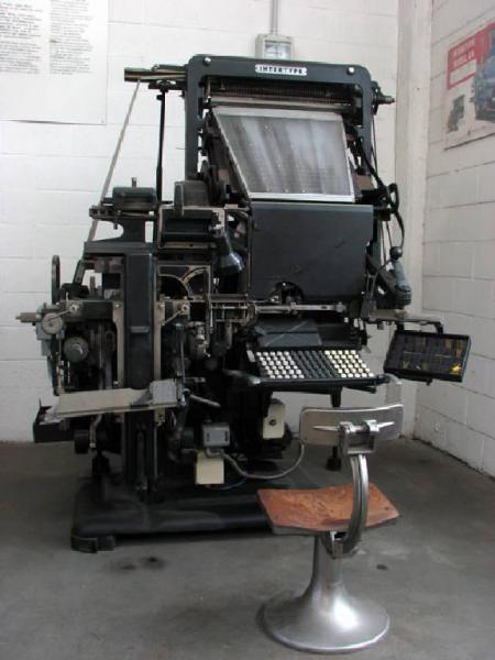 Intertype Modello C4 - macchina compositrice-fonditrice - industria, manifattura, artigianato