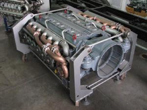 Isotta Fraschini D 19 SB 12 P - motore - industria, manifattura, artigianato