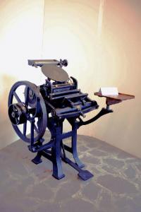 Pedalina - macchina da stampa tipografica - industria, manifattura, artigianato