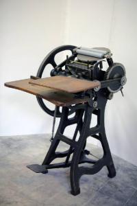Pedalina - macchina da stampa tipografica - industria, manifattura, artigianato