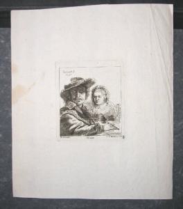 Rembrandt e sua moglie