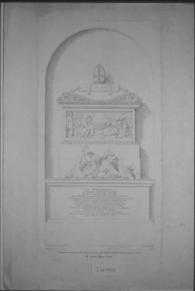 Monumento funebre eretto nel Duomo di Brescia alla memoria del defunto Monsignor Gabrio Maria Nava