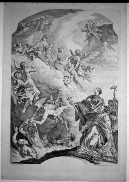 Apparizione della Madonna a san Gregorio e liberazione di alcune anime del Purgatorio