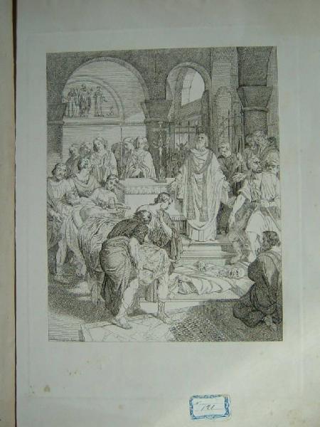 Translatio delle reliquie di San Antonino martire per opera di San Savino secondo vescovo di Piacenza