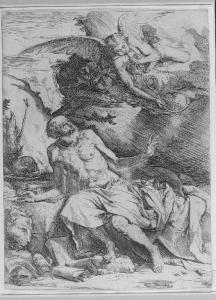 San Girolamo atterrito dall'apparizione di un angelo
