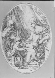 La Madonna con il Bambino, sant'Anna e san Giovannino
