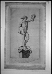 Statua in Bronzo che si vede nella R. Piazza Sotto la Loggia de Lanzi