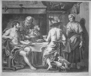 Giove e Mercurio con Filemone e Bauci