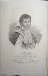 Conte Achille Fontanelli Generale di divisione Ministro della guerra e marina del Regno d'Italia nato in Modena nel 1775, morto in Milano nel 1837