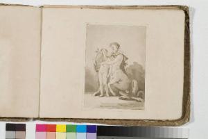 Choic / de quelquermorceaux / des Peinturec antique / d'Herculanum / Extraits du Museum de / Portici / Seconde Suite de / Naples