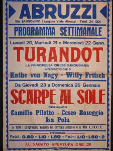 Turandot/ Scarpe al sole