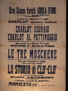 Charlot usuraio/ Charlot al pattinaggio/ Le tre maschere/ Storia di Clò-Clò