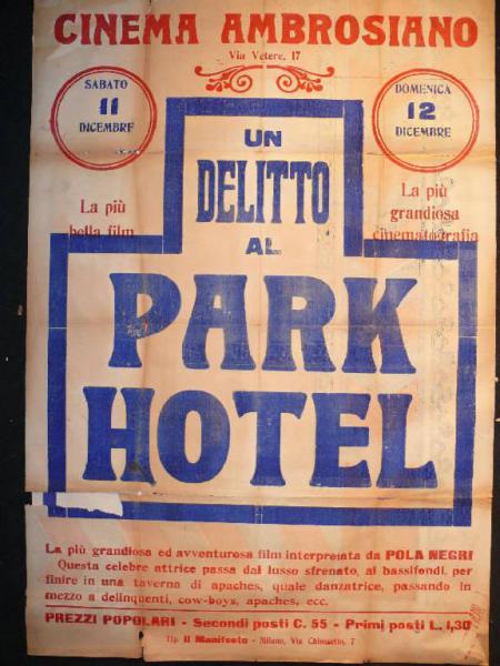 Un delitto al Park Hotel