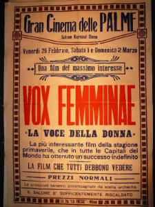 Vox femminae (La voce della donna)