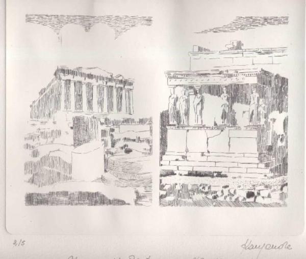 Atene: il Partenone e l'Eretteo