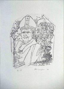 Ritratto di papa Giovanni Paolo II