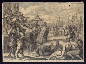 Alessandro III benedice il doge Sebastiano Ziani che si appresta a partire con la flotta contro il Barbarossa