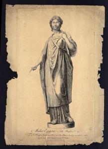 Statua di donna egiziaca
