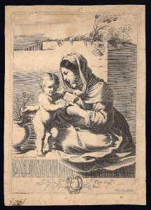 La Madonna insegna a leggere a Gesù Bambino