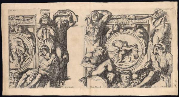Galeria nel Palazzo Farnese in Roma del Sereniss. Duca di Parma etc. dipinta da Annibale Caracci intagliata da Carlo Cesio