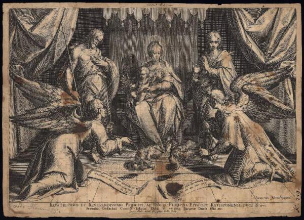 Madonna con Bambino in trono e san Giovanni Battista, san Giovanni Evangelista e angeli con turibolo