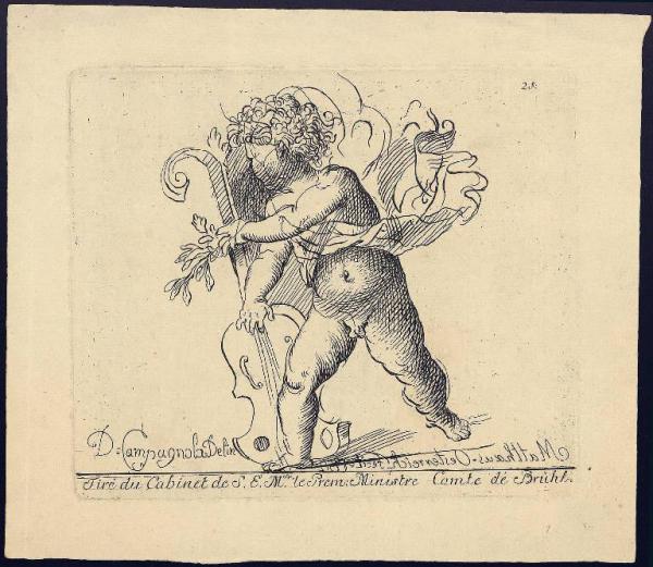 Recueil de quelques dessins de plusieurs habiles maitres, tirés du Cabinet de Mr. le Comte de Bruhl, à Dresde