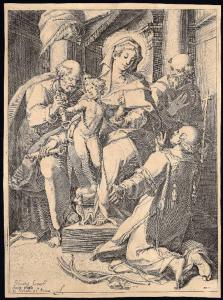Madonna con Bambino e san Pietro, san Francesco d'Assisi e santo Stefano