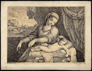 Madonna con Bambino che dorme