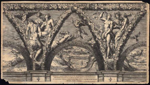 Cupido e le tre Grazie/ Venere si allontana da Giunone e Cerere/ Paesaggio