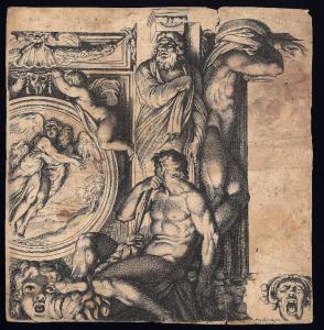 Gallerie que l'eccelent Annibal Carrache a peinte a Rome dans le Palais de Farnese