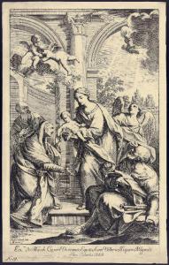 Simeone e Anna accolgono Gesù nel tempio