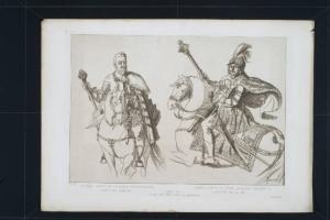 Ritratto di Mihaly Apafy principe di Transilvania e di Pietro conte di Zriny