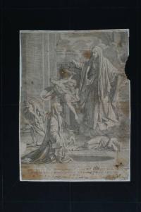 Santa Francesca romana ha la visione del suo angelo custode