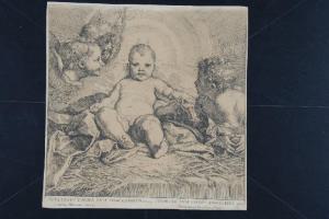 Gesù Bambino con san Giovannino e due cherubini