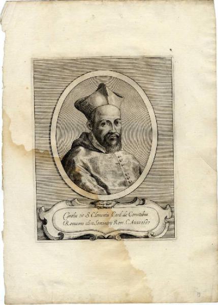 Ritratto del cardinale Carlo Conti
