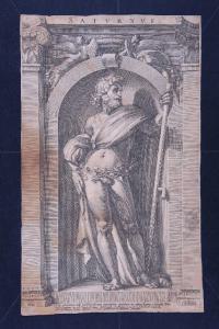 Serie delle divinità classiche tratta dagli affreschi di Polidoro da Caravaggio a Montecitorio