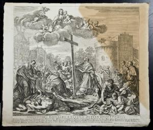 San Carlo Borromeo intercede presso la Madonna contro la peste