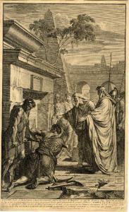 Dario fa aprire la tomba della regina Nitocris