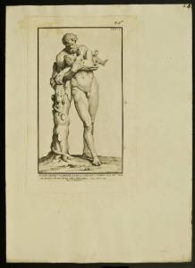 Statua di Sileno e Bacco bambino