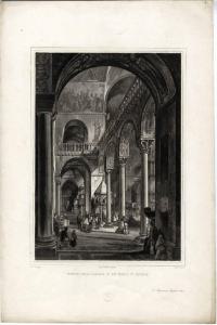 Interno della Basilica di San Marco in Venezia