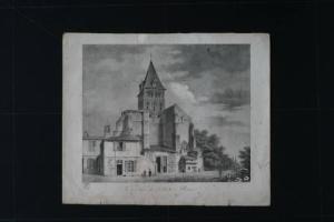 Vue de l'eglise de St. Seurin à Bordeaux