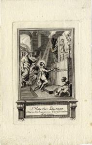 S.t Aloysius Gonzaga Florentiae novennis Virginitatem Deo vovet