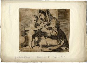 Madonna che insegna a leggere a Gesù Bambino