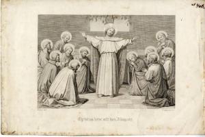 Christus betet mit den Jüngern