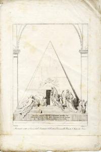 Monumento eretto a Canova dall'Accademia di belle arti in Venezia nella Chiesa di S: Maria dei Frari