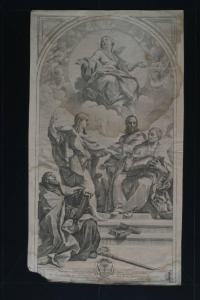 Madonna assunta con san Giovanni, san Paolo e due dottori della chiesa