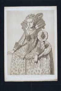 Elisabeth palatine du rhin, fille de Jacques 1.er roi d'Angleterre. 1612-13.